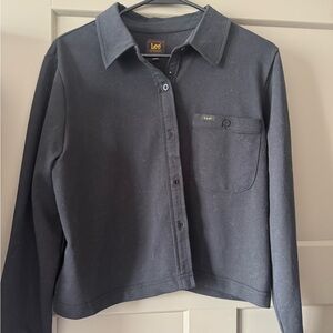 Lee Women's Dark Gray Jean Jacket